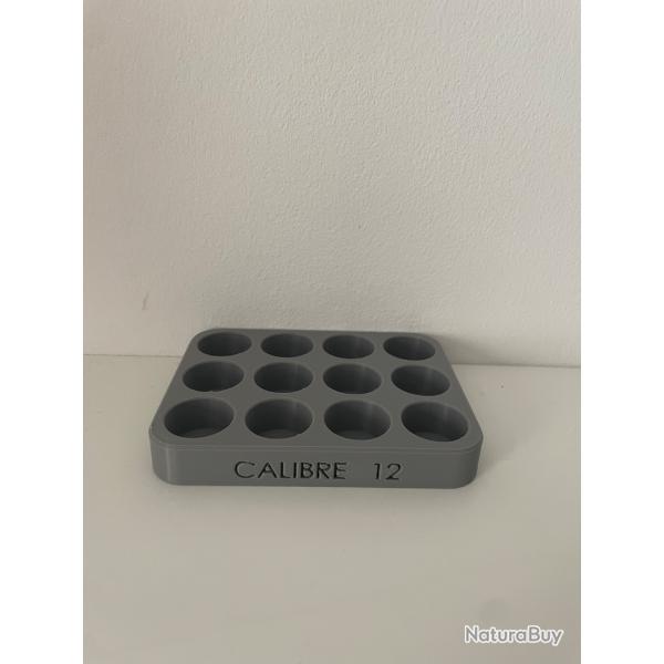 Plateau de rechargement 12 munitions calibre 12