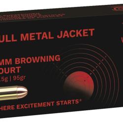 Cartouches Geco 9mm court FMJ