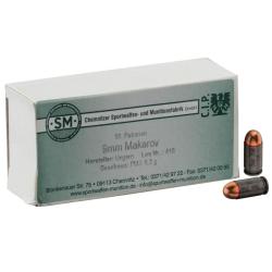 Cartouches 9MM Makarov FMJ