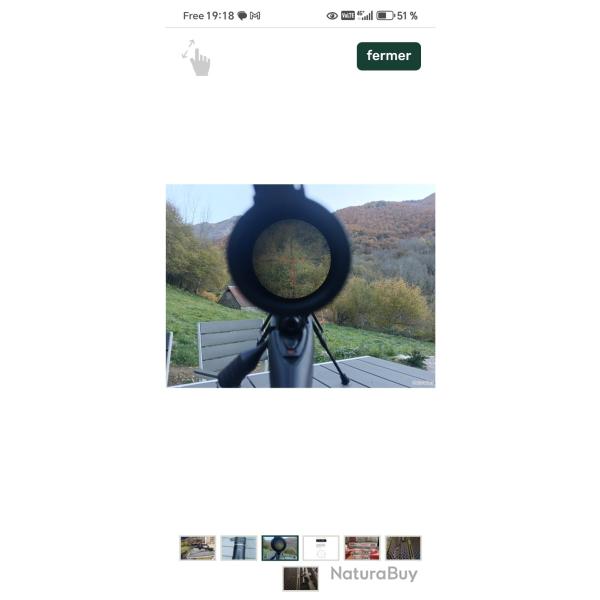 Lunette burris extr�me tactical XTR ll ffp reticul SCR mil 5.25x50