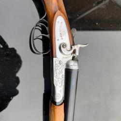 Juxtapos&eacute; italien &agrave; chiens ext&eacute;rieurs calibre 12/70 - fabrication Brescia