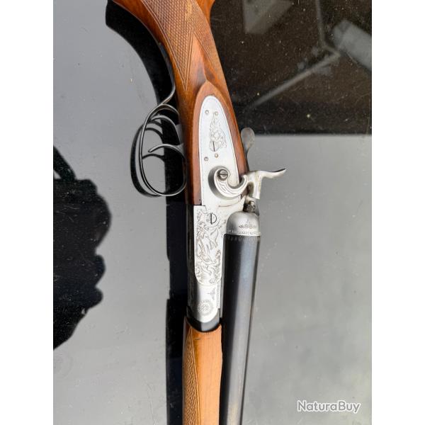 Juxtapos� italien � chiens ext�rieurs calibre 12/70 - fabrication Brescia