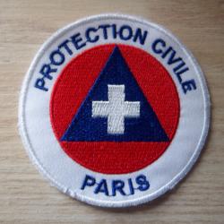 &eacute;cusson protection civile Paris insigne tissu