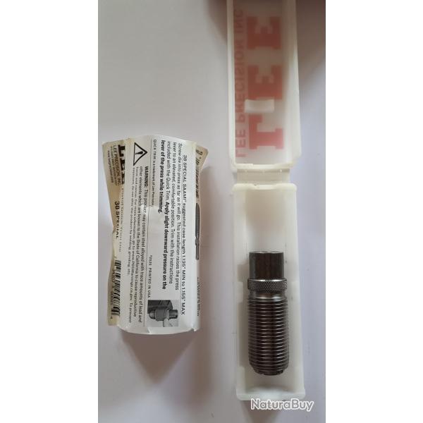 Outil Lee quick trim die raccourcisseur de douille calibre 38 SP Special en bo�te, neuf