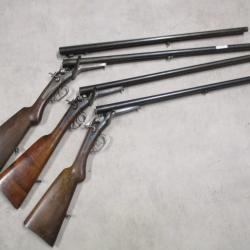 Lot de 3 Fusils HUSQVARNA mod&egrave;le 1877, Cal 12, &agrave; 1 euro sans prix de r&eacute;serve!!!