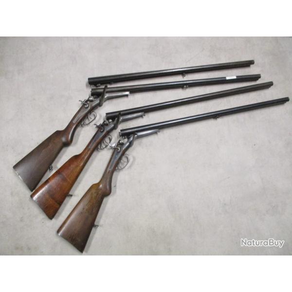 Lot de 3 Fusils HUSQVARNA mod�le 1877, Cal 12, � 1 euro sans prix de r�serve!!!