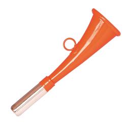 Corne plate 16cm m&eacute;tal orange ORAN TU