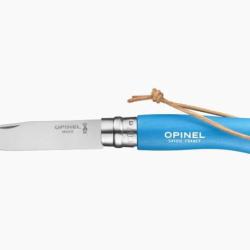 Opinel N&deg;07 Inox Baroudeur Bleu Cyan