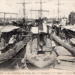 Carte Postale Ancienne - Dunkerque - Les Torpilleurs de Haute Mer - N&deg;7745