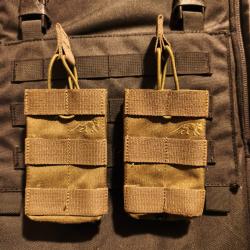 Porte chargeur molle type AR15 Tasmanian Tiger olive