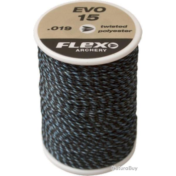 FLEX - Bobine Tranche-Fil EVO-15 Twisted .19" NOIR - BLEU