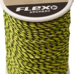 FLEX - Bobine Tranche-Fil EVO-15 Twisted .19" NOIR - JAUNE FLUO