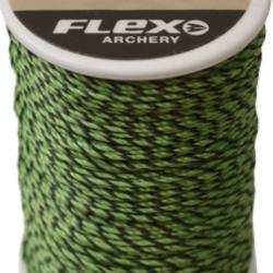 FLEX - Bobine Tranche-Fil EVO-15 Twisted .19" NOIR - VERT FLUO