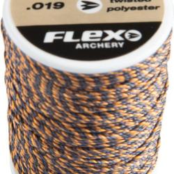 FLEX - Bobine Tranche-Fil EVO-15 Twisted .19" NOIR - MARRON