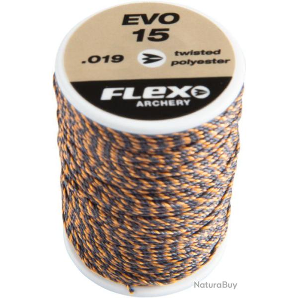 FLEX - Bobine Tranche-Fil EVO-15 Twisted .19" NOIR - MARRON