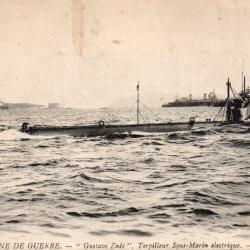 Carte Postale Ancienne - Marine de Guerre, "Gustave Z&eacute;d&eacute;", Torpilleur - N&deg;7755