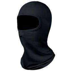 1� sans prix de r&eacute;serve - Cagoule noire en polyester couvrant le cou