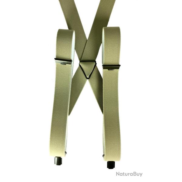 BRETELLES HERCULE PINCE BEIGE - BOYER