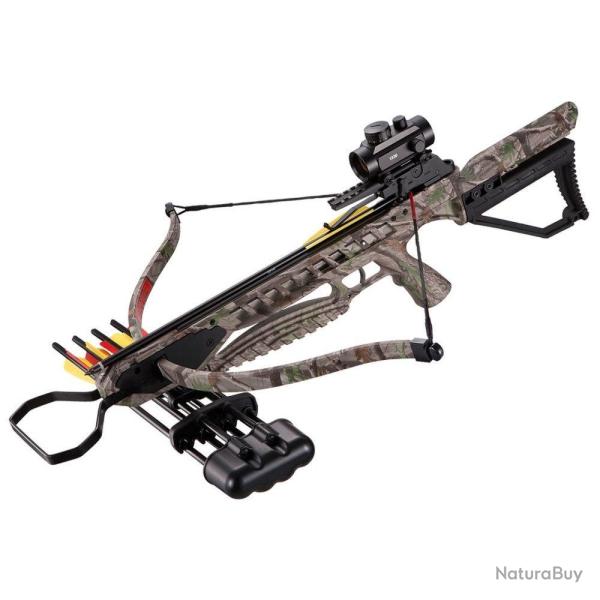 Arbal�te XB21 175 lbs 245 FPS + Red Dot + Carquois Camouflage