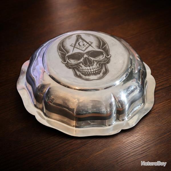 Gde coupelle rituelle sceau ma�onnique - franc-ma�onnerie masonic memento mori