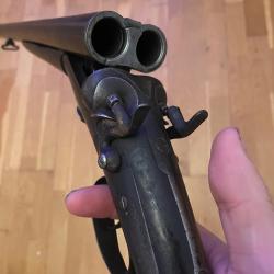 Ancien fusil de chasse 12 65. Percussion centrale. Categorie D