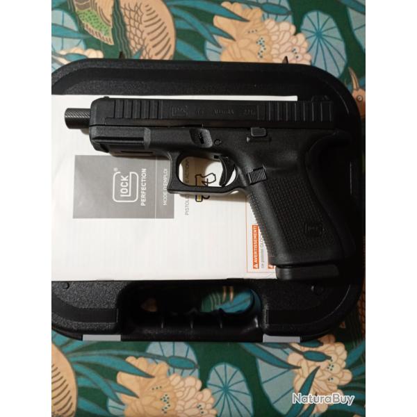 Gros bouchon acier pour filetage pour glock 44.