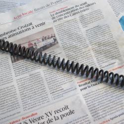 Ressort compression 10 joules 24 cm pour carabine a air chinoise (f)