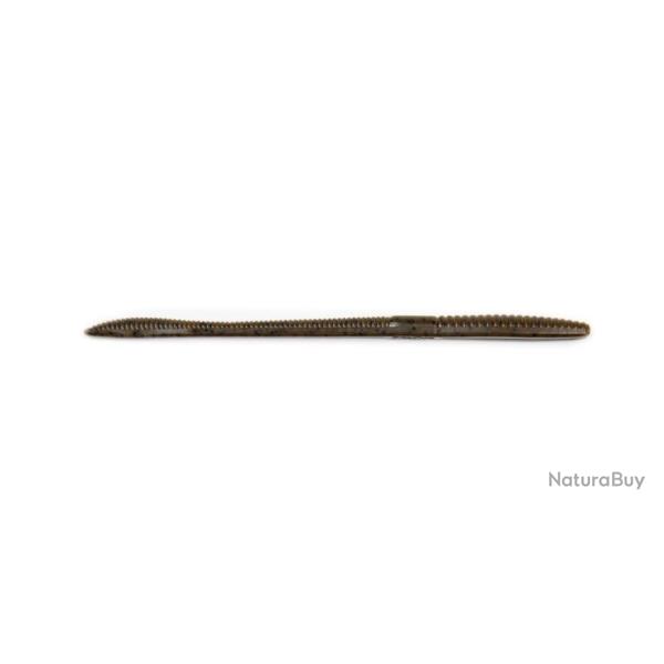 Leurre Souple X Zone Deception Worm 6" Green Pumpkin Black Flake