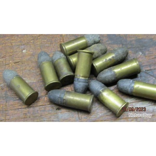 1 munition 380 ancienne percut�e poudre noire pour revolver non fonctionnelles trop vieille