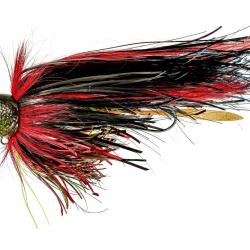 Leurre Westin Monsterfly 22cm 22cm Motoroil Blood 44g