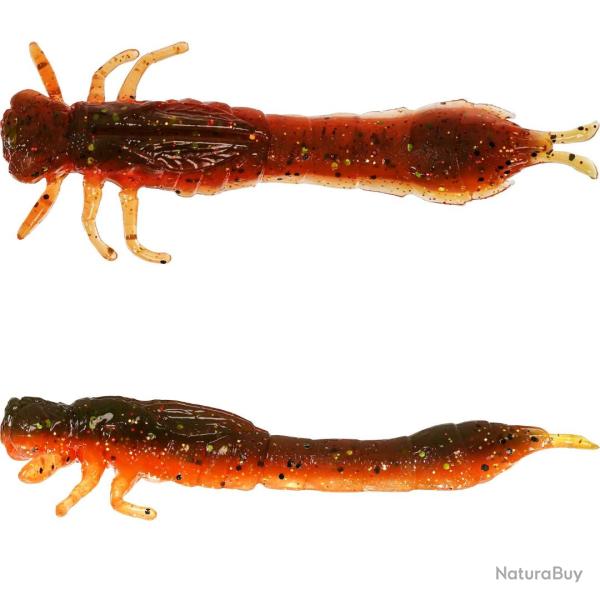 Leurre Souple Westin Odonata Ned Creaturebait 6.5cm 6,5cm 2g Par 4 Motoroil Moss
