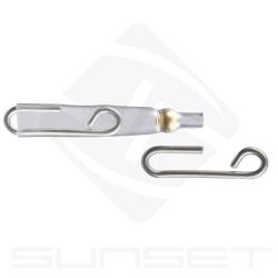 Agrafe Sunset Accroche Plomb + Gaine Thermo M  Transparent Par 6