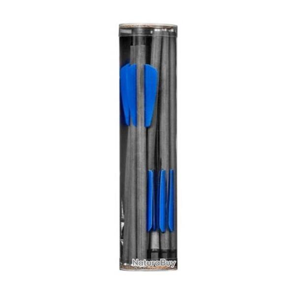 Lot de 10 traits bleu Adder 7'' - Carbone