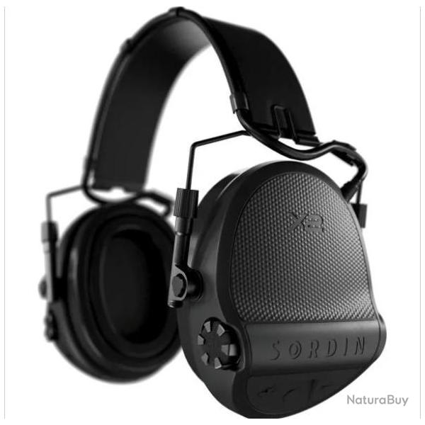 Casque Sordin Supreme X2 Serre tete cuir Gel