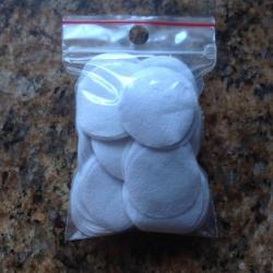 100 calepins diam&egrave;tre 30mm &eacute;paisseur 0,3mm.