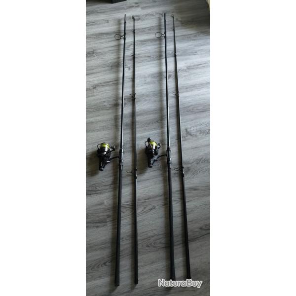 Lot 2 Cannes Fox EOS Pro 13' 5lb Spod & Marker + Moulinets EOS 7000