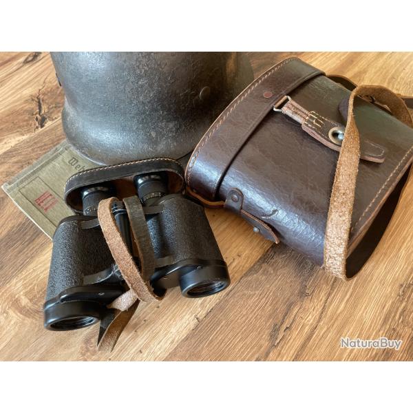 Rare jumelles allemandes dienstglass ww2 Busch compl�tes avec �tui et filtre ! Polizei/Douanes