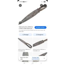 Tres rare couteau militaire