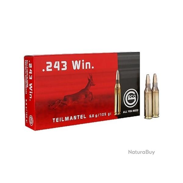 BALLES GECO TEILMANTEL -  243 win, 6.8 g/105 G