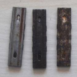 Lot 3 lames chargeur mauser K98 WW2   L4