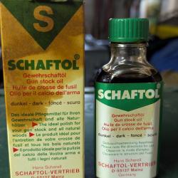Huile Shaftol d'entretien de crosse de fusil et bois naturel
