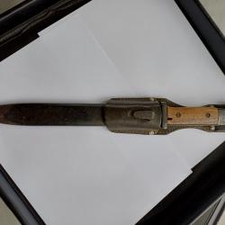 Ba&iuml;onnette Mauser JWh m&ecirc;mes num&eacute;ros