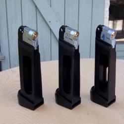 3 chargeurs pistolet &agrave; billes ASG sport 106 &agrave; r&eacute;viser