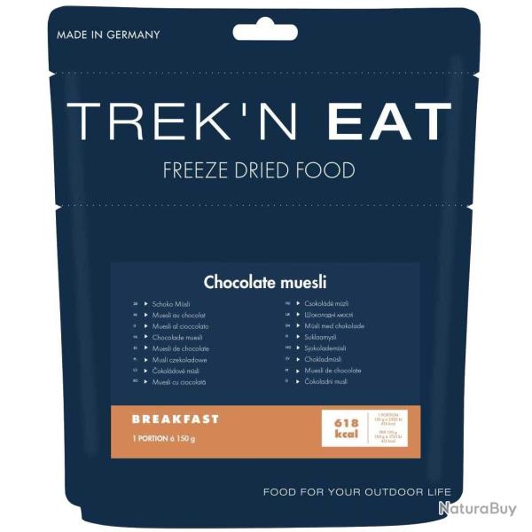 TREK'N EAT MUESLI AU CHOCOLAT LYOPHILISE