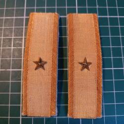 Rarissime Paire d'&Eacute;paulettes de G&Eacute;N&Eacute;RAL Japonais - WW2 - Arm&eacute;e Imp&eacute;riale Type 98