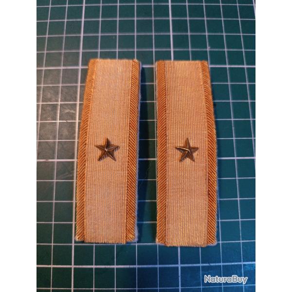Rarissime Paire d'�paulettes de G�N�RAL Japonais - WW2 - Arm�e Imp�riale Type 98