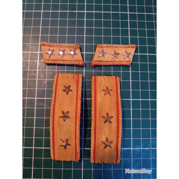 Rarissime Ensemble G�N�RAL D'ARM�E Japonais (Taish?) WW2 - Complet �paulettes & Col