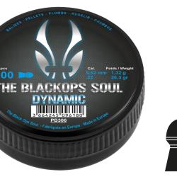 Boite de 200 plombs Black ops soul dynamic cal .5.5mm