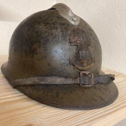 Casque adrian mdl 26 marine ww2
