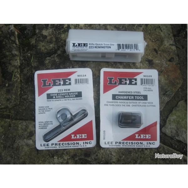 ensemble d'outils LEE pour rechargement 223 remington